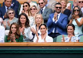 Vojvodinji Kate in Meghan v Wimbledonu