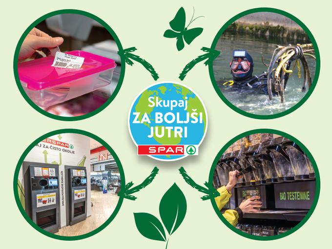 Spar Slovenija si v sklopu trajnostno naravnanega projekta Skupaj za boljši jutri prizadeva za trajnostno ravnanje. | Foto: Spar