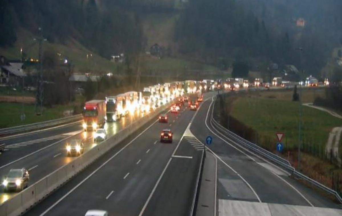 nesreča, štajerska avtocesta | A1/E57, Maribor–Ljubljana, Kompolje – pogled proti Celju | Foto DARS