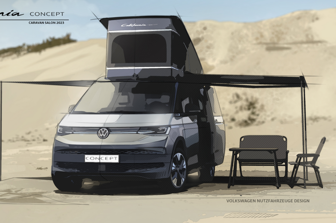 Volkswagen california | Volkswagen bo koncept razkril konec avgusta na salonu karavaninga v Düsseldorfu.  | Foto Volkswagen