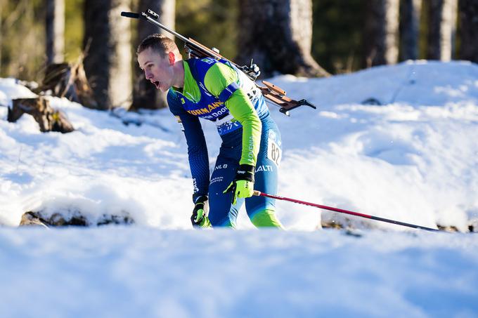 Vidmar se je v tej zimi trikrat že prebil med dobitnike točk svetovnega pokala, nekajkrat mu je do njih le malo zmanjkalo.  | Foto: Grega Valančič/Sportida