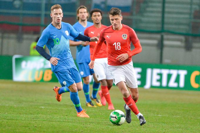 Avstrijci so Slovence marca letos v Celovcu premagali s 3:0. | Foto: Mario Horvat/Sportida