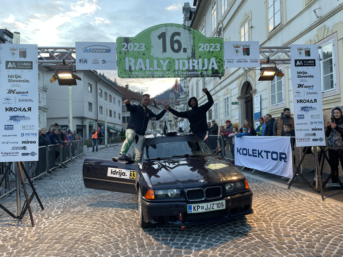 Zmagovalca Divizije 3: Jaka Valant in Marko Stopar (BMW M3) | Foto: Gregor Pavšič
