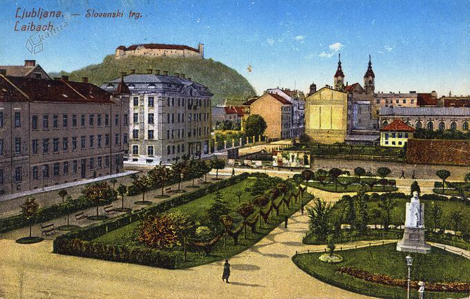 Slovenski trg leta 1910. | Foto: Thomas Hilmes/Wikimedia Commons