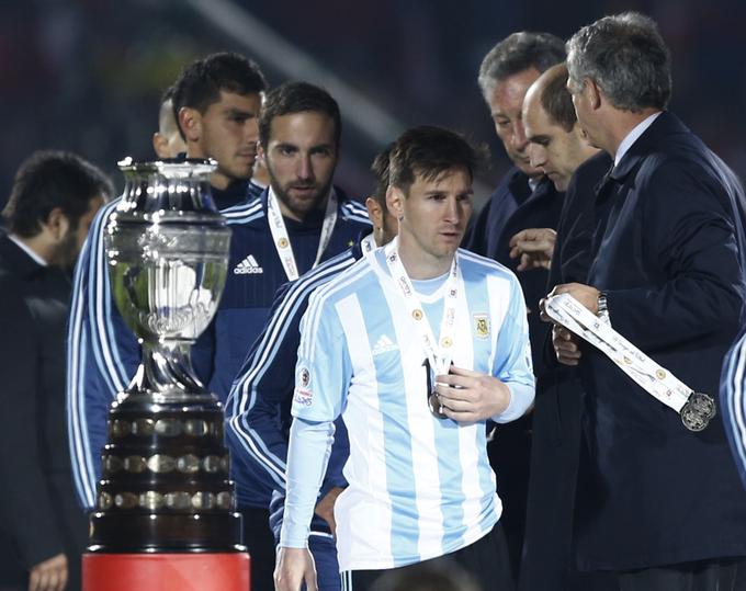 Lani ga je doletel nov veliki šok. Z Argentino je izgubil v finalu južnoameriškega pokala. | Foto: 