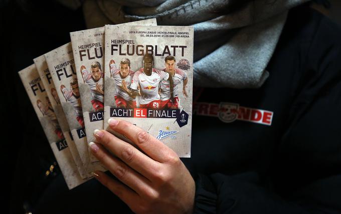 Čeprav se je znašel na naslovnici biltena za tekmo proti Zenitu, Kevin Kampl ni igral. Bo do povratne tekme okreval in RB Leipzigu v Rusiji pomagal braniti prednost? | Foto: Getty Images