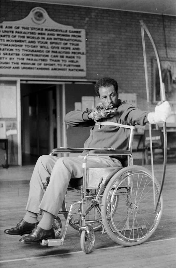 Tudi na invalidskem vozičku je bil aktiven. | Foto: Getty Images