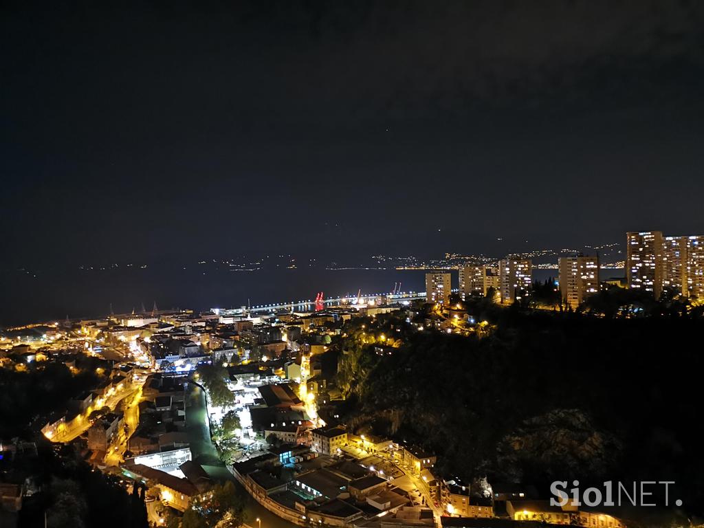 Huawei Mate 20 Pro, posneto z, nočni način, Rijeka
