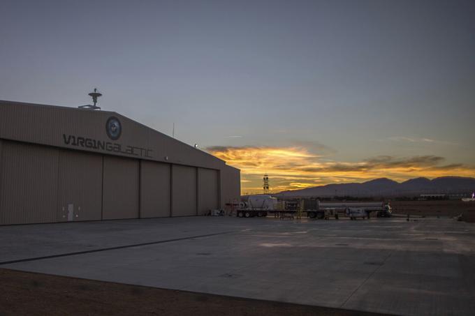 Sedež in hangarji Virgin Galactica so v ameriški zvezni državi Nevada.   | Foto: 