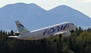 Zaradi bankrota Adria Airways Switzerland odpovedi poletov