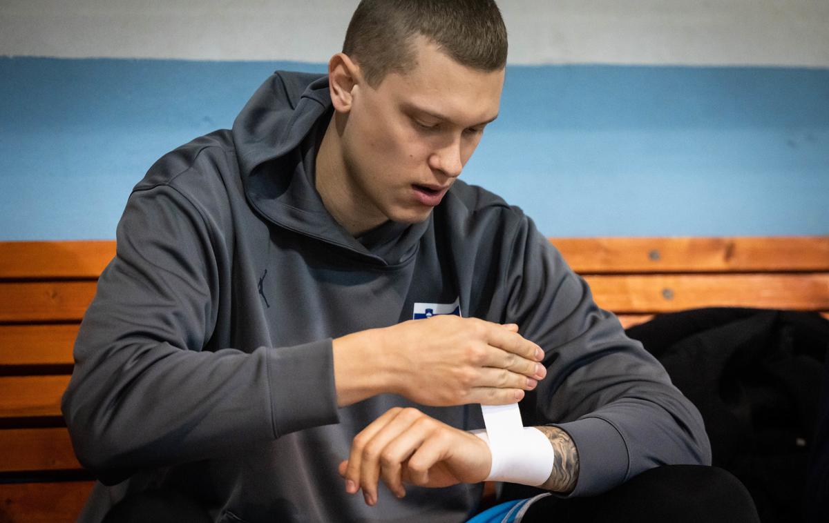 trening slovenska košarkarska reprezentanca Jurij Macura | Jurij Macura | Foto Vid Ponikvar/Sportida