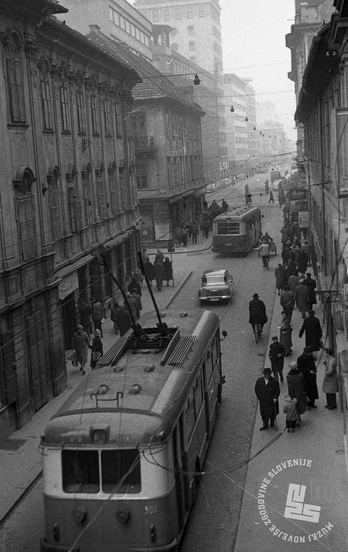 Ljubljana iz leta 1959. | Foto: Edi Šelhaus / hrani MNZS