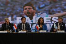 Ministri za šport Urugvaja (Sebastian Bauza), Paragvaja (Diego Galeano), Čila (Alexandra Benado) in Argentine (Matias Lammens)