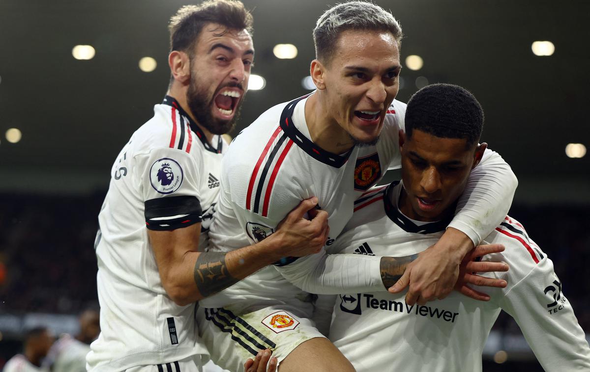 Manchester United | Zmagoviti gol za Rdeče vrage je v 76. minuti dosegel Marcus Rashford. | Foto Reuters