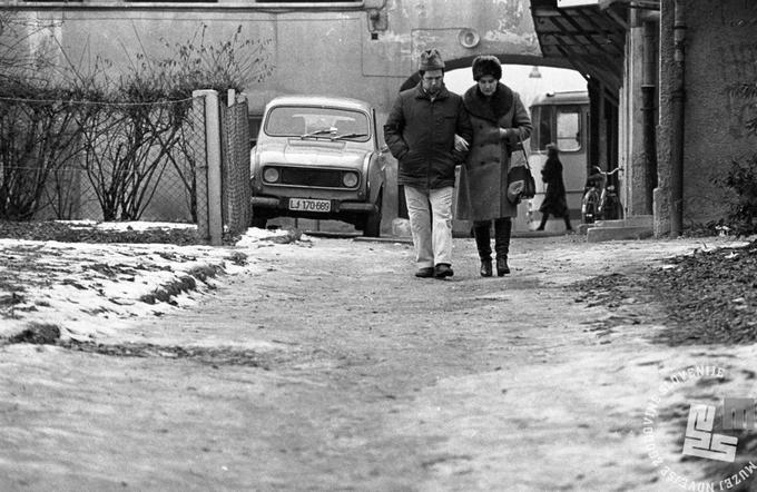 Knafljev prehod, 1980 (foto: Janez Pukšić, hrani MNZS). | Foto: 