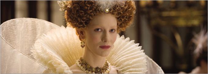 Nadaljevanje zgodbe o kraljici Elizabeti I. (Cate Blanchett) razkrije podrobnosti groženj, ki pretijo njenemu prestolu s škotsko kraljico Marijo in kraljem Filipom II. Španskim, pa tudi njenega vse bolj intimnega razmerja s sirom Walterjem Raleighom (Clive Owen). Oskar za najboljšo kostumografijo. • Film je na voljo v videoteki DKino. | Foto: 