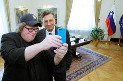 Michael Moore snema film o Borutu Pahorju! (video)