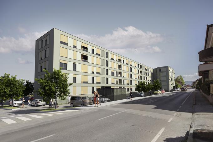 Prvi stanovanjski objekt, ki bo namenjen medgeneracijskemu sobivanju, bo nudil 66 stanovanj, od tega 30 oskrbovanih. | Foto: 
