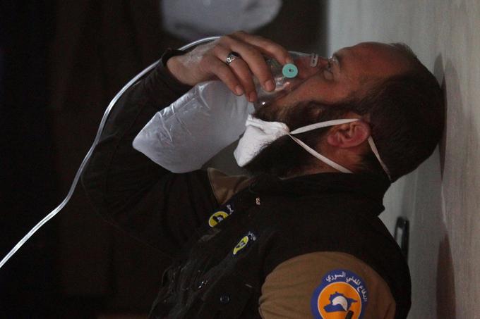 ZDA so napad v Siriji izvedle kot odziv na napad s kemičnim orožjem. | Foto: Reuters