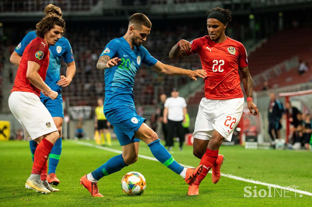 slovenska nogometna reprezentanca Avstrija Celovec kvalifikacije Euro 2020