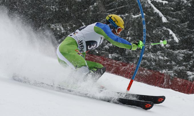 Štefan Hadalin je navdušil v slalomu, v smuku pa močno zaostal za vrhom. | Foto: Reuters