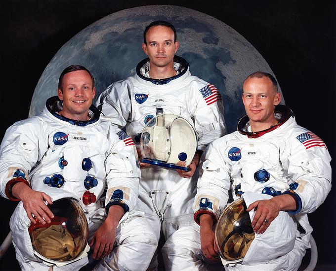 Posadka Apolla 11 (od leve proti desni): Neil Armstrong, Michael Collins in Edwin Aldrin. | Foto: Getty Images