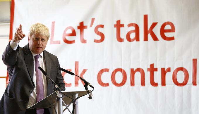 Eden najbolj zagrizenih podpornikov izstopa Velike Britanije iz EU, nekdanji londonski župan Boris Johnson, je izrazil pričakovanje, da bo imela Velika Britanija še naprej nemoten dostop do skupnega evropskega trga. | Foto: Reuters