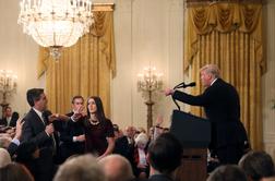 Prepir v Beli hiši: novinar CNN razjezil Trumpa #video