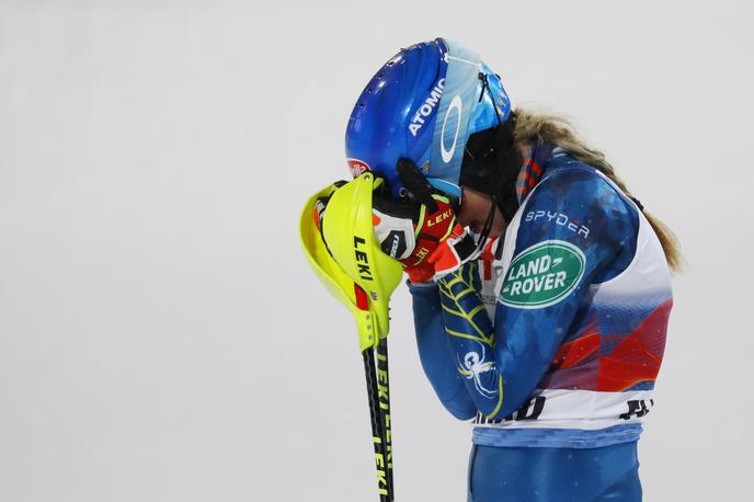 Mikaela Shiffrin | Mikaela Shiffrin je dosegla 44. slalomsko zmago v svetovnem pokalu. | Foto Reuters
