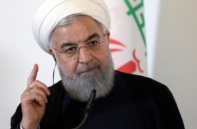Iranski predsednik Hasan Rohani je sankcije proti Iranu označil za "ekvivalent ekonomskemu terorizmu". | Foto: Reuters