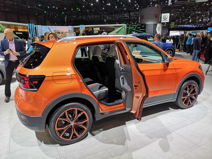 Volkswagen bo letos ponudbo crossoverjev razširil z najmanjšim T-crossom. | Foto: Gregor Pavšič