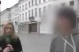 Italijansko novinarko napadli, ko je v živo poročala iz zloglasne bruseljske četrti Molenbeek