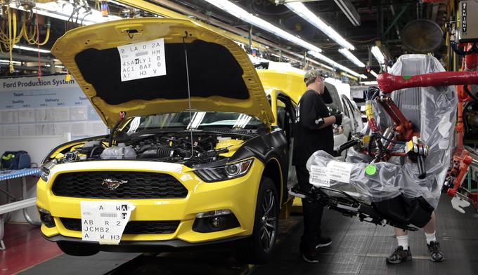 V tovarni Flat Rock v Detroitu v ZDA bodo naredili tudi mustange za slovenske kupce.  | Foto: Ford