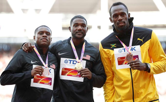 Na zadnjem svetovnem prvenstvu je prehitel tudi Jamajčana Usaina Bolta. | Foto: Reuters