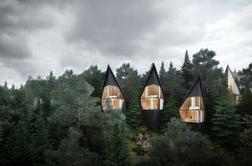 Fantastične gozdne hiške, ki bodo zrasle v Dolomitih #foto