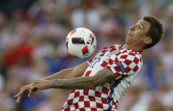 Hrvaška ima ogromno nogometnih zvezdnikov. Eden izmed njih je tudi napadalec Juventusa Mario Mandžukić. | Foto: Reuters