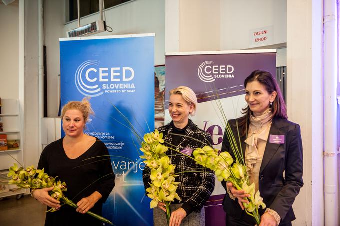 Ana Roš, Angelika Mlinar in Barbara Humar so na spoznavnem srečanju bodočih podjetnic predstavile svoje podjetniške poti. | Foto: Miha Širca, CEED