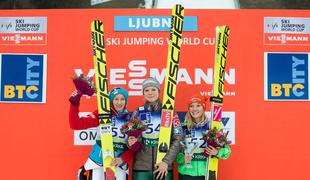 Ema Klinec navdušila na Ljubnem, zmaga na Norveško