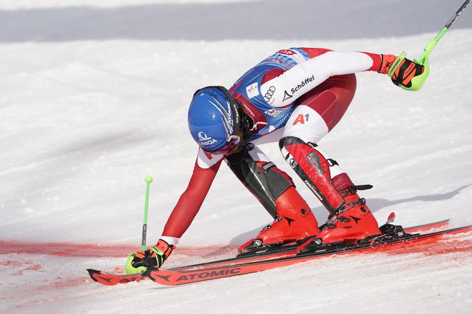 Schwarz je to sezono trikrat stopil na stopničke, na slalomu v Madonni je zmagal. | Foto: Guliverimage