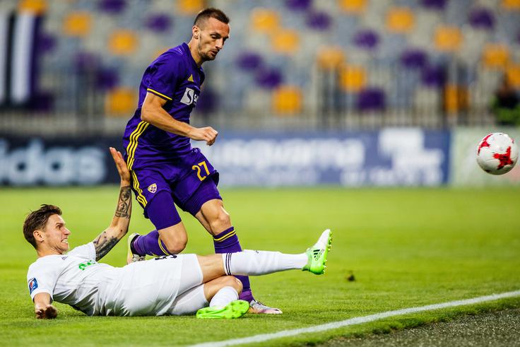 Jasmin Mešanović Jasmin Mešanović se je izkazal s svojim drugim in tretjim golom v dresu Maribora. | Foto: Grega Valančič/Sportida