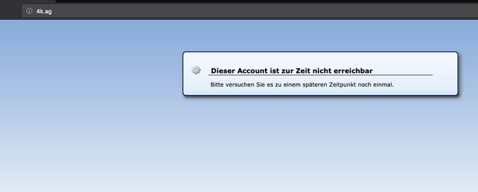 Spletna stran nemškega sklada 4K Invest že več tednov ne deluje. | Foto: posnetek zaslona/Revija Lady
