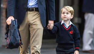 Mali princ George se že pri osmih letih pripravlja na vlogo kralja