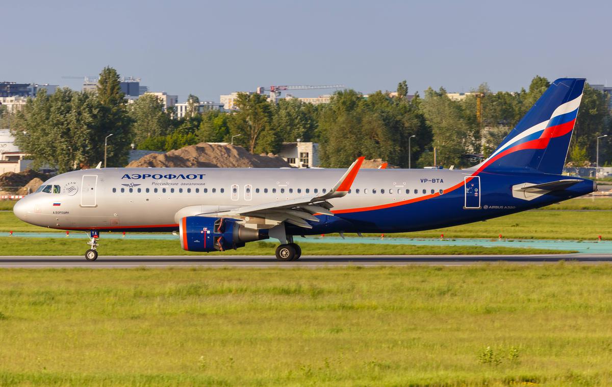 Aeroflot | Velik del letal, ki jih ruske letalske družbe najemajo, in tudi znaten del tistih, ki so v njihovi lasti, so registrirana na Bermudskih otokih. | Foto Guliver Image