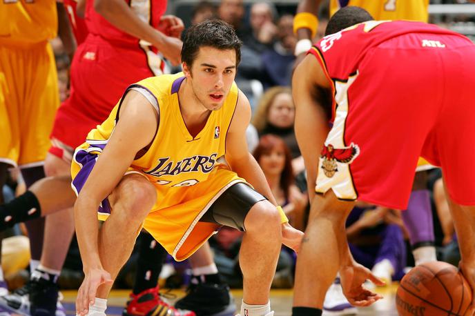 Sašo Vujačić | Saša Vujačić je bil od leta 2004 do 2010 član Los Angeles Lakersov. | Foto Getty Images