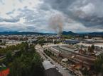 onesnažen zrak, dim, Stegne Ljubljana