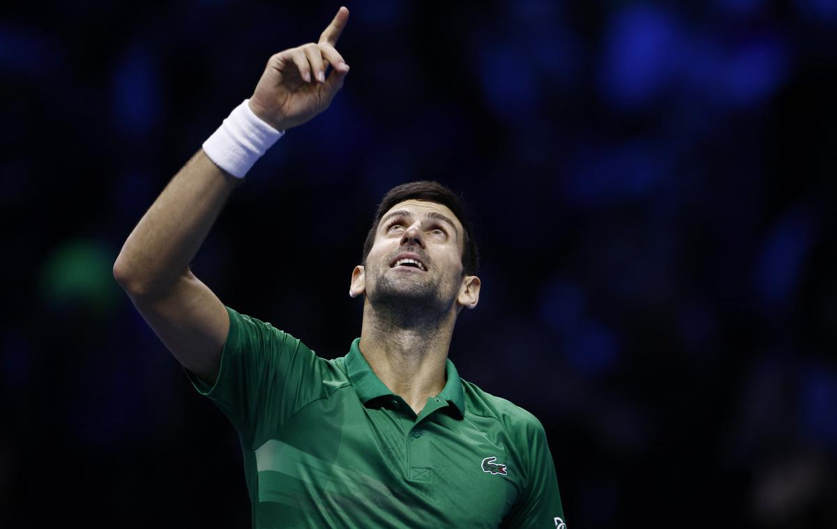 Novak Đoković | Novak Đoković ima zdaj priložnost za šesti naslov na zaključnih turnirjih, s čimer bi se izenačil z rekorderjem Rogerjem Federerjem. | Foto Reuters