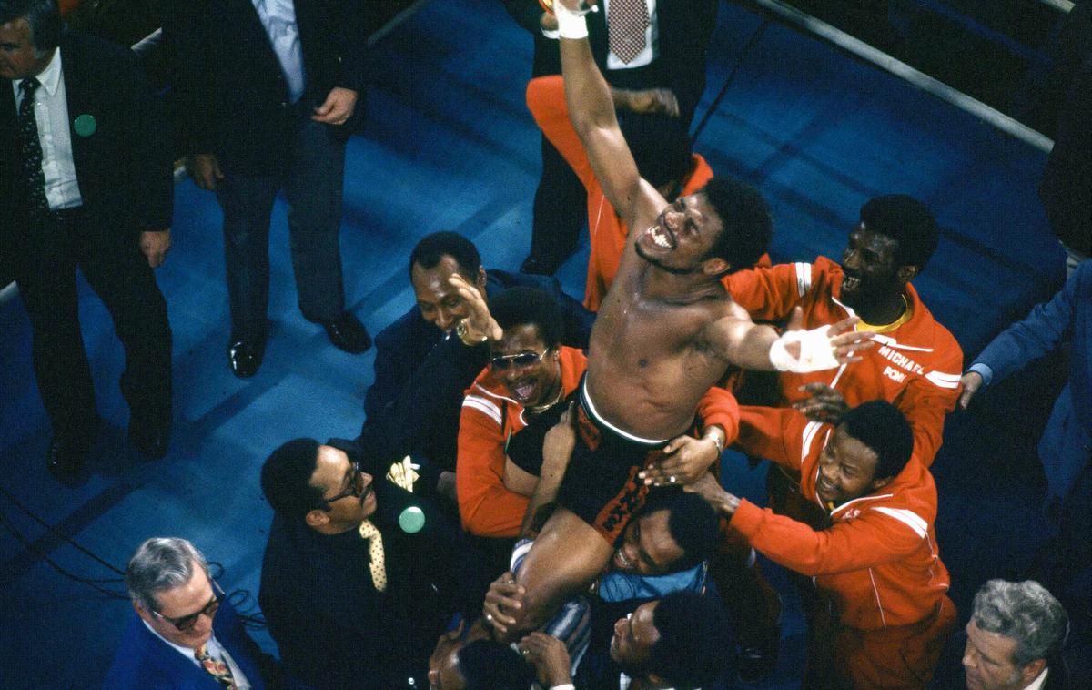 Leon Spinks | Leon Spinks po veliki zmagi nad Muhammadom Alijem 17. februarja 1978 v Las Vegasu. | Foto Guliverimage