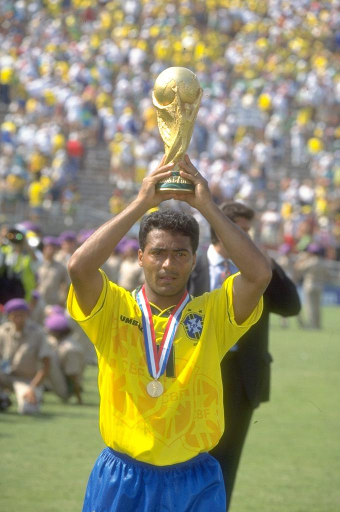 Romario je bil s petimi zadetki najboljši strelec Brazilije na SP 1994. | Foto: Guliverimage/Getty Images