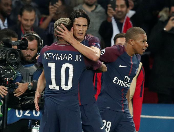 Edinson Cavani in Neymar sta odpravila spor. | Foto: Reuters