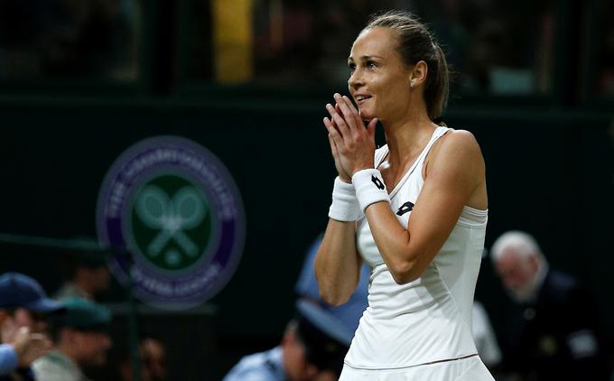 Magdalena Rybarikova se je kot prva Slovakinja prebila do polfinala Wimbledona. | Foto: Reuters